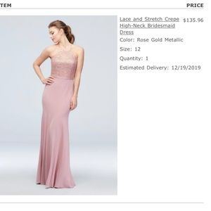 David’s bridal gown.